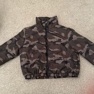 Camo Puffer Jacket